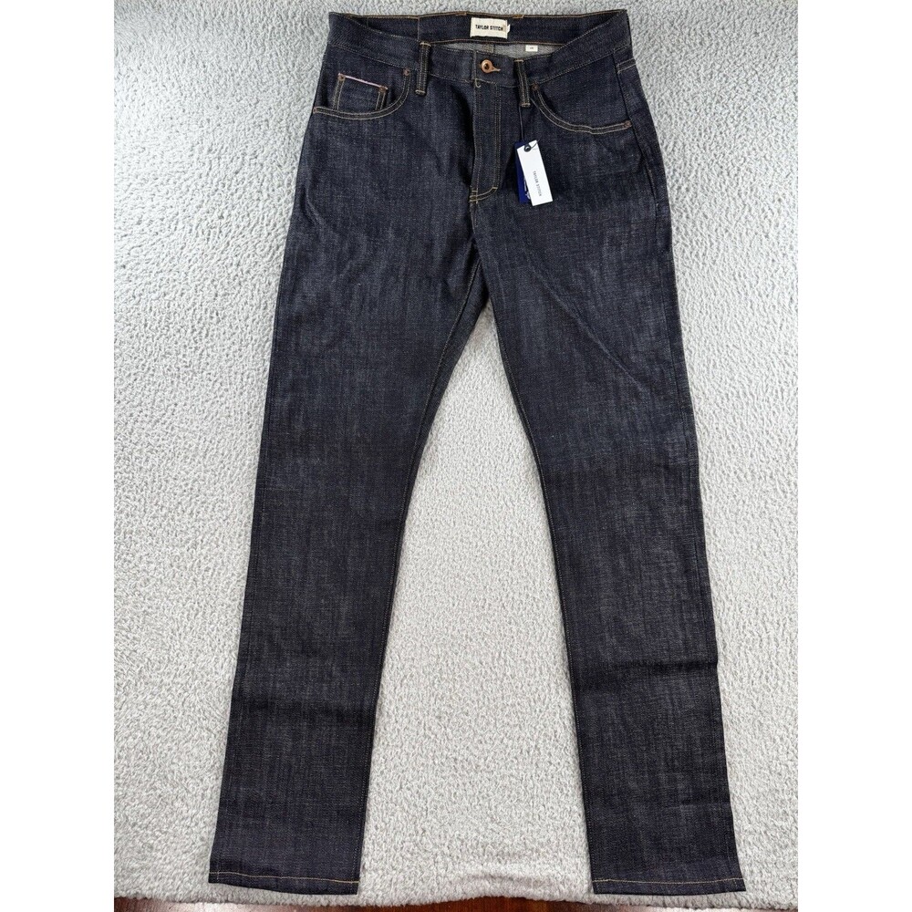 NWT Taylor Stitch The Slim Jean in Kuroki Welterweight Slub 33x34
